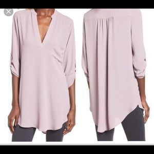NWOT. Lush perfect rolled sleeve tunic - Nordstrom